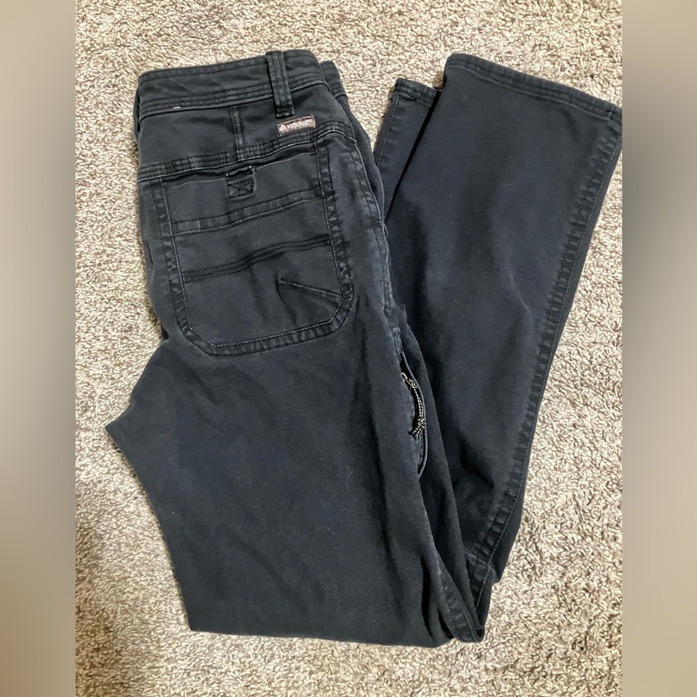 Men's Black Cargo Pants - Picture 5 of 6